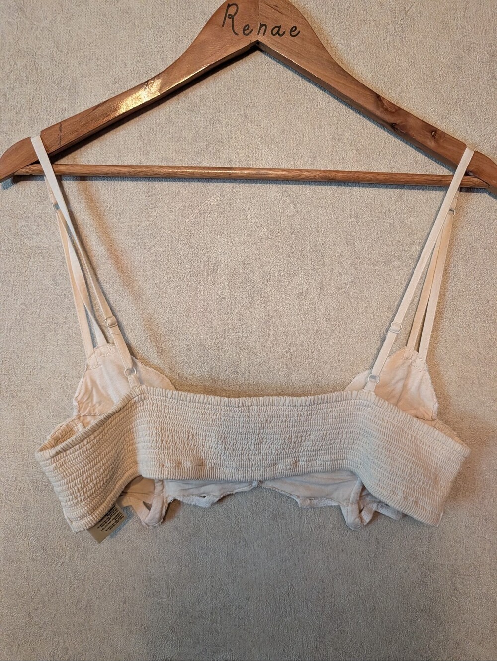 INTIMATELY FREE PEOPLE cream bali lace bralette sz XL - Picture 5 of 5